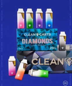 Clean carts New 2g liquid diamonds + live resin bulk offer (blue box)